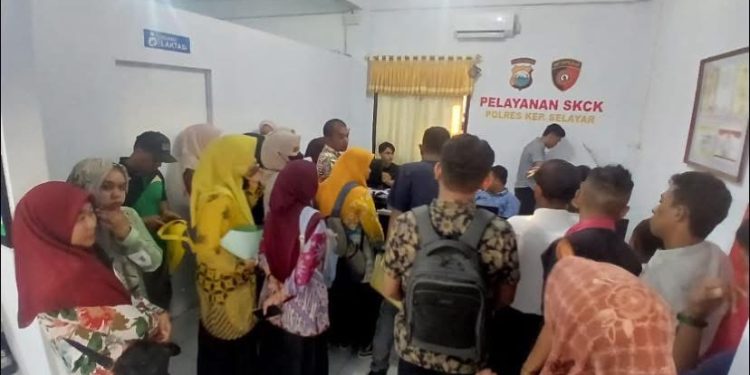 Kapolres Selayar Perintahkan Pelayanan SKCK Tetap Buka di Hari Libur