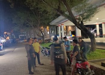 Jaga Rasa Aman Warga, Personel Samapta Polres Jeneponto Laksanakan Patroli KRYD