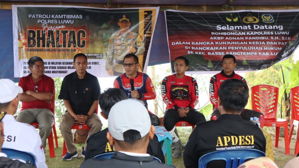 Kapolres Luwu Pimpin Patroli Kamtibmas di Wilayah Pegunungan