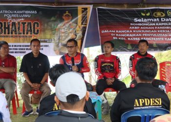 Kapolres Luwu Pimpin Patroli Kamtibmas di Wilayah Pegunungan