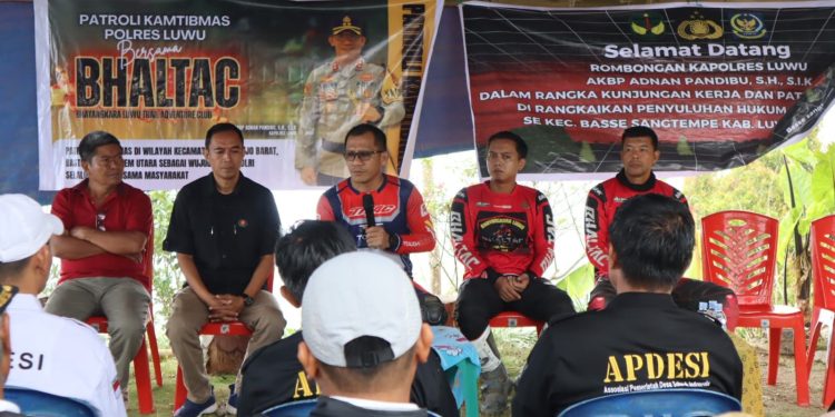 Kapolres Luwu Pimpin Patroli Kamtibmas di Wilayah Pegunungan