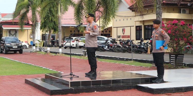 Kapolres Pinrang Tekankan Personel Jaga Etika dan Tindak Tegas Penyalahgunaan Narkoba