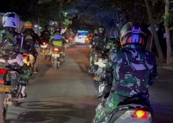 ‎TNI-Polri Gelar Patroli Skala Besar, Situasi Pinrang Terpantau Kondusif