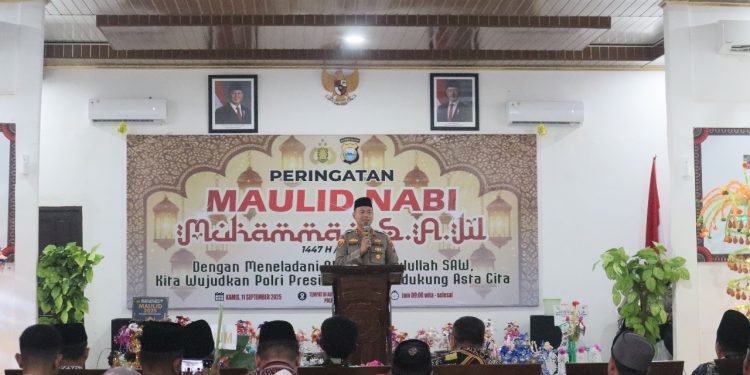 Peringati Maulid Nabi, Kapolres Tator: Momentum Untuk Menanamkan Nilai-Nilai Keteladanan