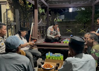 Kapolres Jeneponto Kontrol Pos Satkamling di Binamu dan Tamalatea