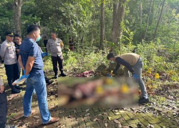 Personel Polres Maros Selidiki Kasus Penemuan Mayat Perempuan di Bantimurung