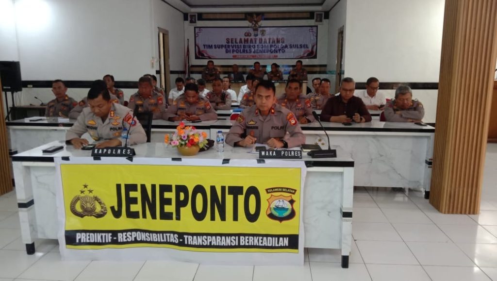 Kapolres Jeneponto Ikuti Sosialisasi KUHP Nasional Untuk Persiapan Implementasi 2026