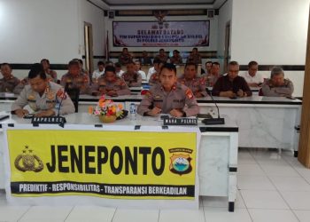 Kapolres Jeneponto Ikuti Sosialisasi KUHP Nasional Untuk Persiapan Implementasi 2026