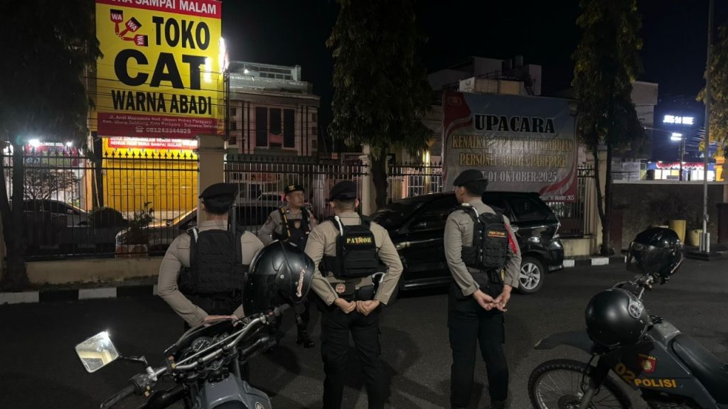 Untuk Menjaga Kamtibmas, Sat Samapta Polres Parepare Gelar Patroli Perintis Presisi