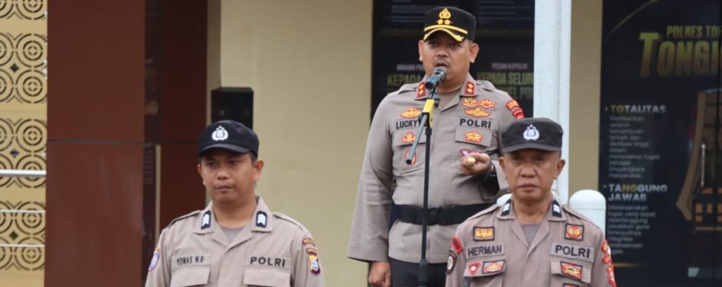 Pimpin Apel, Kapolres Torja Utara: Tetap Disiplin dan Tidak Hedon