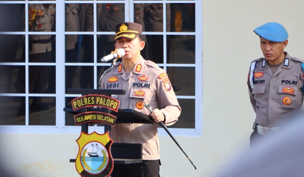 Pimpin Apel Pagi, Ini Arahan Kapolres Palopo ke Personel