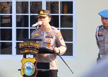 Pimpin Apel Pagi, Ini Arahan Kapolres Palopo ke Personel