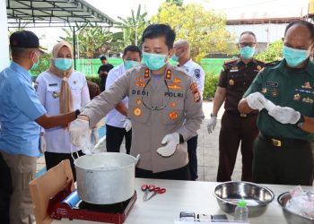 Kapolres Palopo Hadiri Pemusnahan Barang Bukti dan Rampasan yang Telah Berkekuatan Hukum Tetap