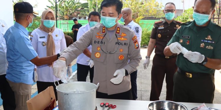 Kapolres Palopo Hadiri Pemusnahan Barang Bukti dan Rampasan yang Telah Berkekuatan Hukum Tetap