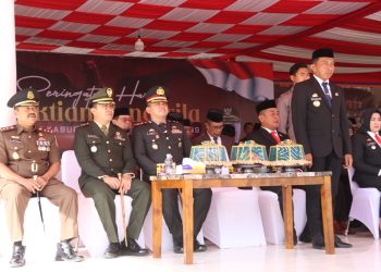 Kapolres Sidrap Bersama Unsur Forkopimda Hadiri Upacara Peringatan Hari Kesaktian Pancasila 