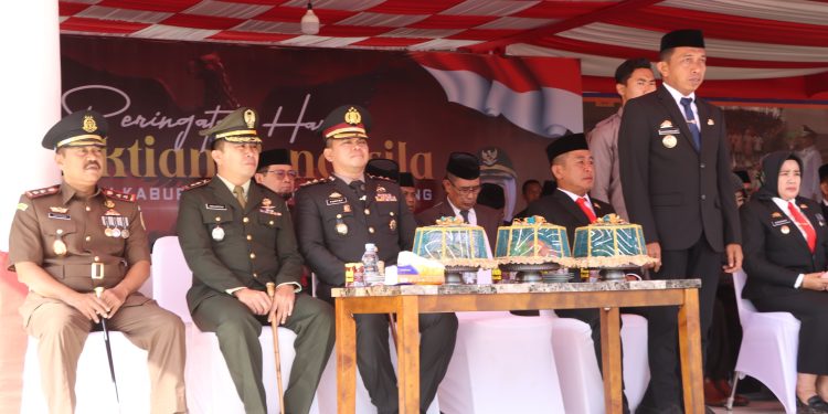 Kapolres Sidrap Bersama Unsur Forkopimda Hadiri Upacara Peringatan Hari Kesaktian Pancasila 