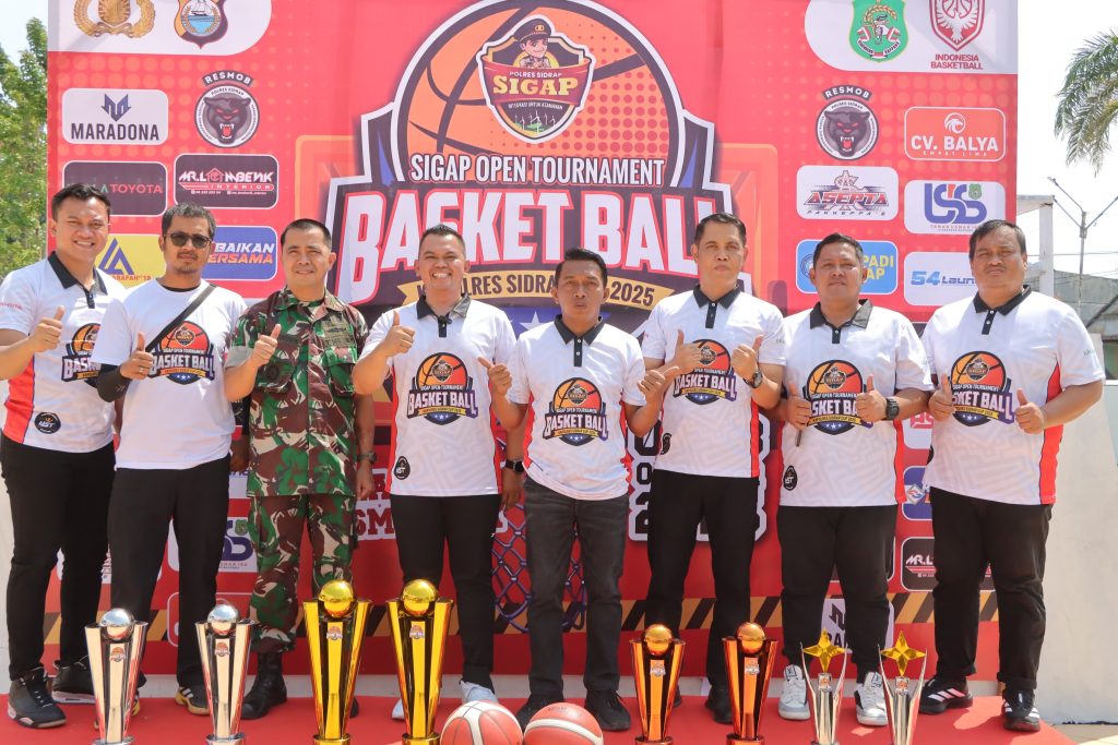 Gelar Turnamen Basket, Kapolres Sidrap: Demi Melahirkan Talenta Berprestasi