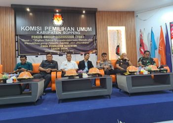 Kapolres Soppeng Hadiri FGD di KPU, Tekankan Pentingnya Sinergitas Dalam Menjaga Kondusifitas