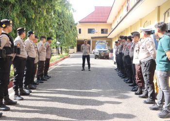 Dihadapan Pesonel, Wakapolres Maros Tekankan Disiplin, Tanggung Jawab, dan Pelayanan Prima
