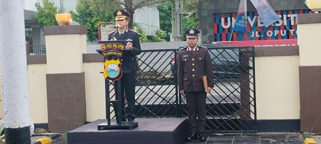 Kapolres Palopo Pimpin Upacara Peringatan Hari Sumpah Pemuda