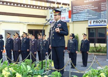Kapolrestabes Makassar Pimpin Upacara Peringatan Hari Kesaktian Pancasila, Ini Pesannya ke Personel