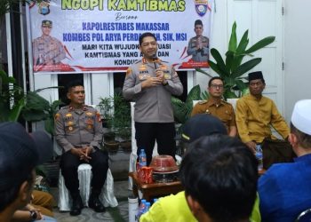 Melalui Ngopi Kamtibmas, Kapolrestabes Makassar Ajak Mahasiswa Untuk Unras Dengan Aman dan Damai