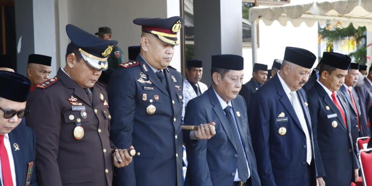 Kapolres Pinrang Hadiri Upacara Peringatan Hari Kesaktian Pancasila Yang di Pimpin Bupati