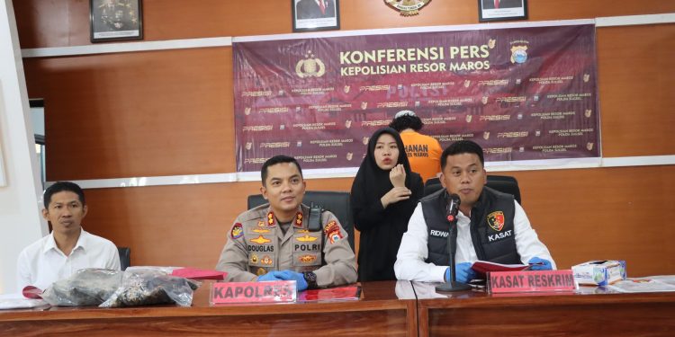 Kapolres Maros Rilis Kasus Pembakaran di Masjid Syuhada 45, Pelaku Telah Beraksi di Pangkep dan Makassar