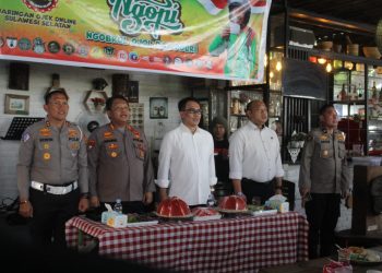 Tingkatkan Sinergitas, Dit Intelkam Polda Sulsel Gelar Coffee Morning Bertajuk Ngobrol Ojol dan Polri