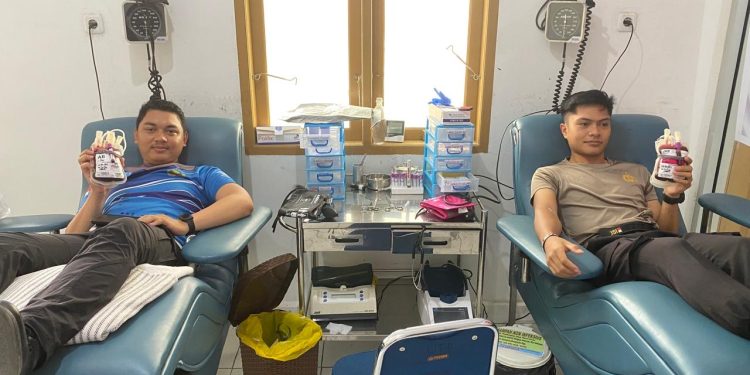 Peduli Terhadap Sesama, Polres Tana Toraja Gelar Donor Darah Dalam Rangka HUT Humas Ke-74