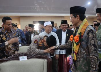 Kapolres Maros Ikut Sukseskan Maros Sebagai Kota Wakaf yang di Pimpin Menteri Agama