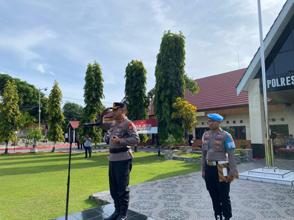 Kapolres Bulukumba Pimpil Apel Gelar Pasukan, Operasi Zebra Pallawa 2025 Resmi di Mulai