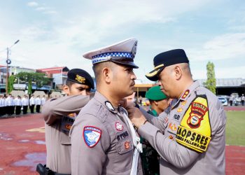 Kapolres Pinrang Pimpin Apel Gelar Pasukan Ops Zebra Pallawa 2025, Ini 8 Sasaran Prioritas Pelanggaran