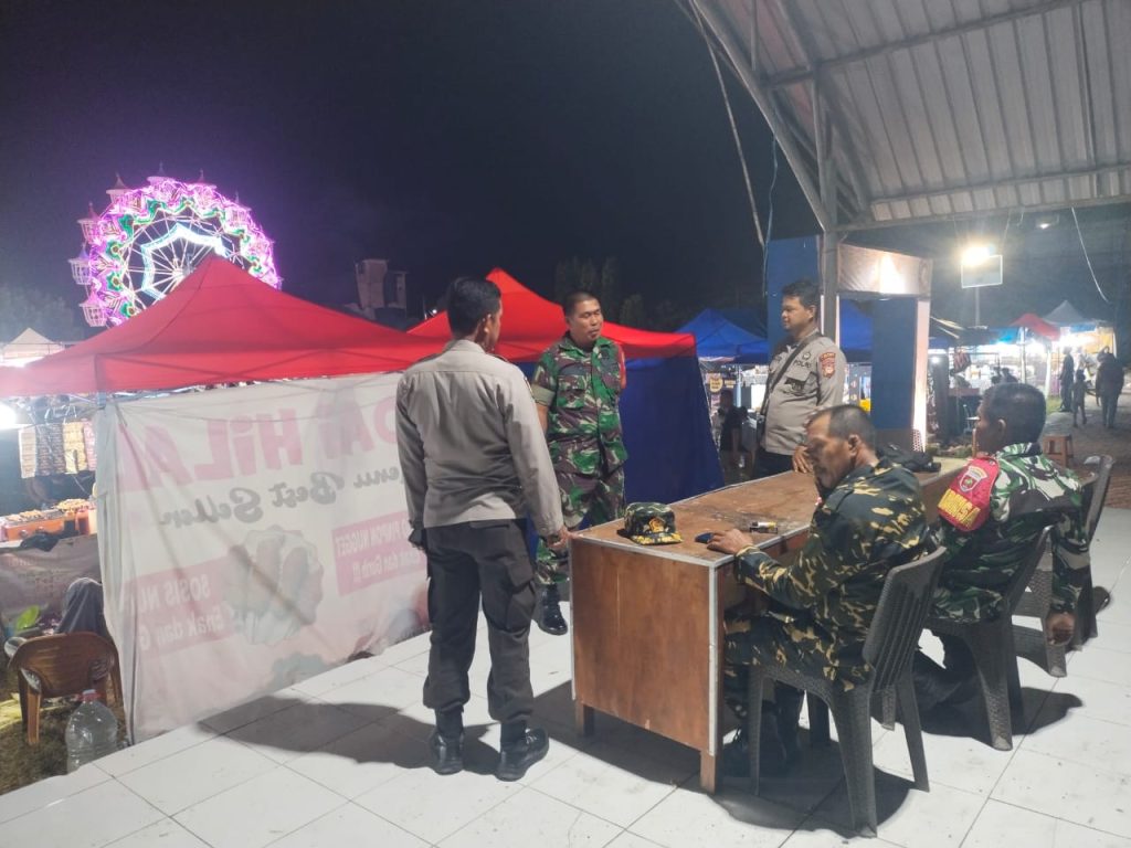 Personel Polsek Pitumpanua Gelar Patroli, Upaya Jaga Kamtibmas di Malam Hari