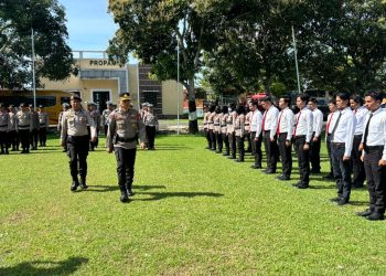 Polres Wajo Gelar Apel Kesiapan Tanggap Darurat Bencana Hidrometeorologi 2025