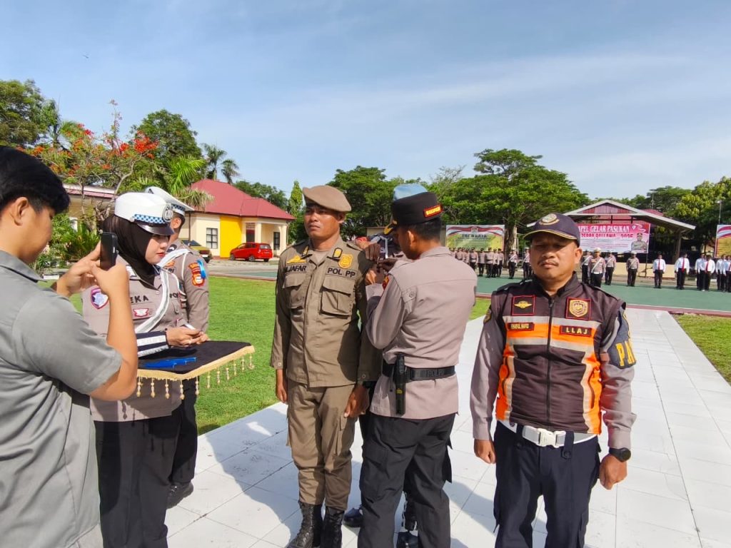 Kapolres Jeneponto Pimpin Apel Gelar Pasukan, Operasi Zebra Pallawa 2025 Siap di Mulai