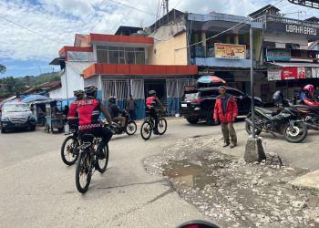 Patroli Sepeda Sat Samapta Polres Tana Toraja, Wujud Nyata Kedekatan Polri dengan Masyarakat