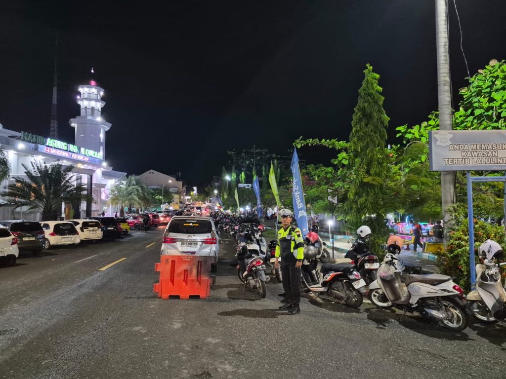 Sat Lantas Polres Wajo Amankan Arus Lalin di Area Hipmi Festival Internasional 2025