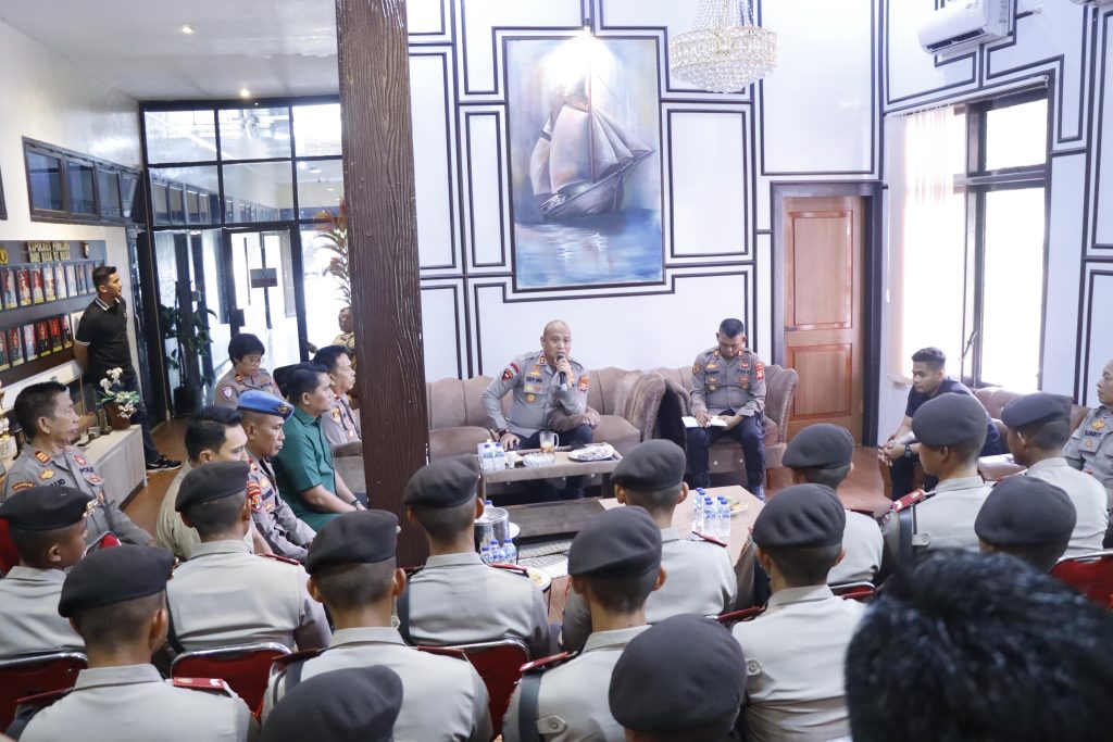 Ini Arahan Kapolres Pinrang Kepada Siswa Latja SPN Polda Sulsel