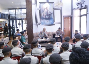 Ini Arahan Kapolres Pinrang Kepada Siswa Latja SPN Polda Sulsel