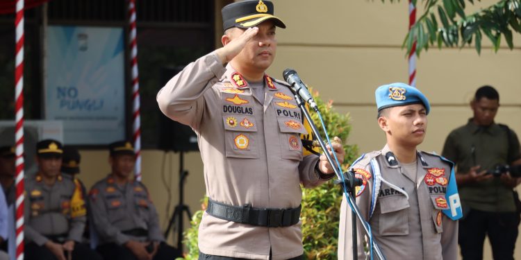 Kapolres Maros Pimpin Apel Gelar Pasukan Ops Zebra Pallawa 2025, Ini Sasaran Prioritas Pelanggaran