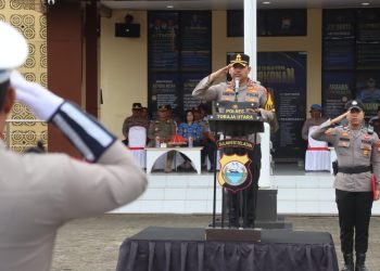Kapolres Toraja Utara Pimpin Apel Gelar Pasukan Operasi Zebra Pallawa Tahun 2025