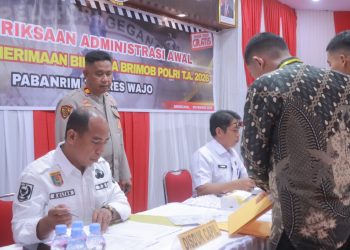 Polres Wajo Gelar Rikmin Awal Penerimaan Bintara Brimob TA 2026