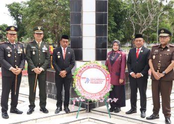Kapolres Sidrap Pimpin Upacara Ziarah di TMP Mario