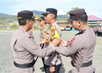 Kapolres Soppeng Kukuhkan Tiga Personel Pamapta