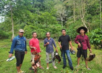 Personel Polsek Kajang Polres Bulukumba Gerebek Lokasi Sabung Ayam di Sapanang