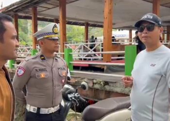 Kapolres Tana Toraja Cek Personil Pengamanan Car Free Day di Makale