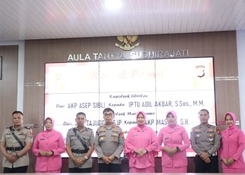 Kapolres Soppeng Pimpin Sertijab dan Kenal Pamit 2 Kapolsek dan Kanit Regident