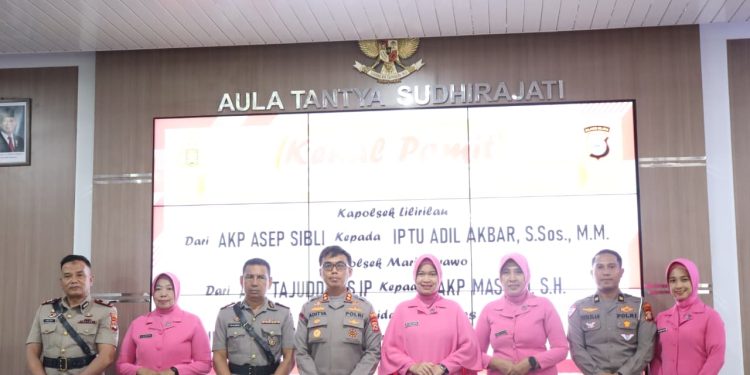 Kapolres Soppeng Pimpin Sertijab dan Kenal Pamit 2 Kapolsek dan Kanit Regident
