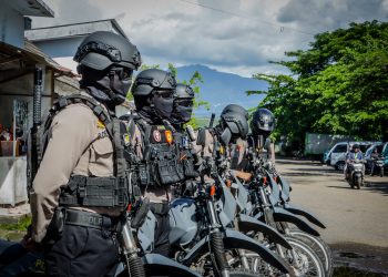 Polres Barru Sukses Amankan Tabligh Akbar di Masjid Agung Nurul Iman